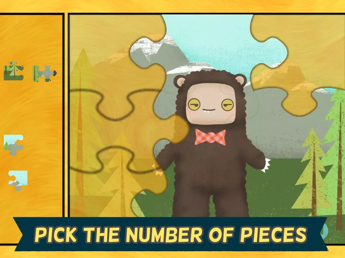 Monster Games for Kids: Jigsaw Puzzles HD - Gold iPad  স্ক্রিনশট