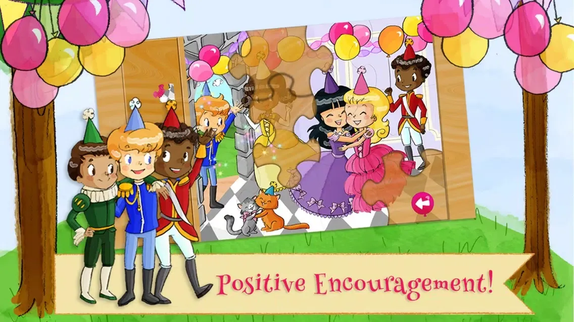 Princess Birthday Puzzles Gold سکرین شاٹس
