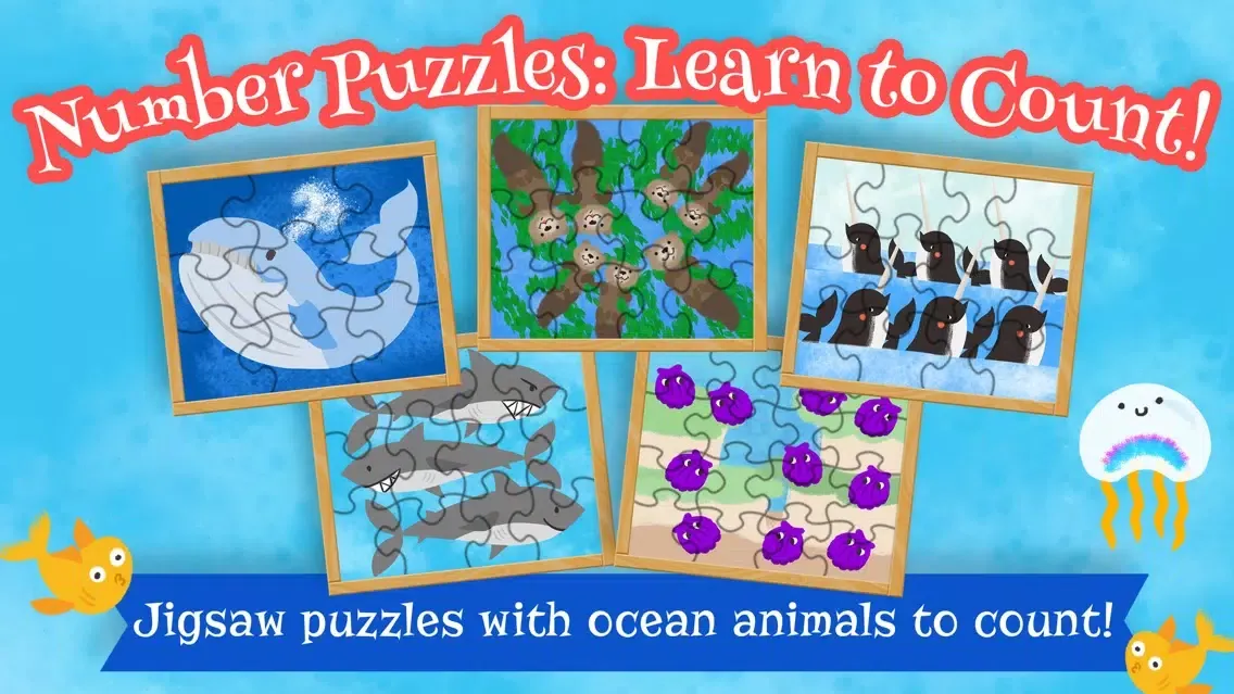 Number Puzzles for Kids: Counting Games Complete স্ক্রিনশট