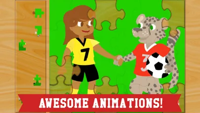Sports Puzzles for Kids - The Best Baseball, Basketball, Soccer and Football Games with Boys, Girls and Animals! Screenshots