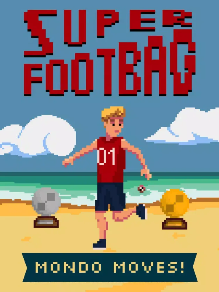 Super Footbag - World Champion 8 Bit Hacky Ball Juggling Sports Game iPad 應用截圖