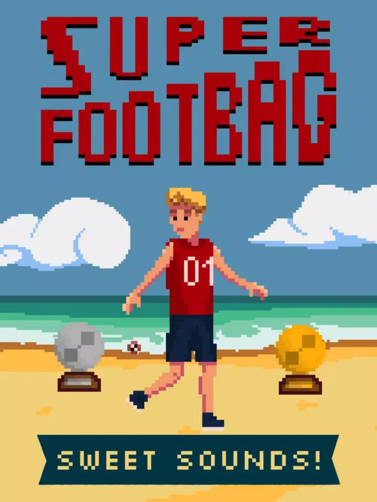 Super Footbag - World Champion 8 Bit Hacky Ball Juggling Sports Game iPad 應用截圖