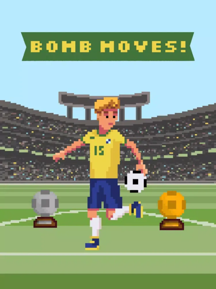 Ảnh chụp màn hình của Super Soccer Gold - World Champion 8 Bit Soccer iPad 