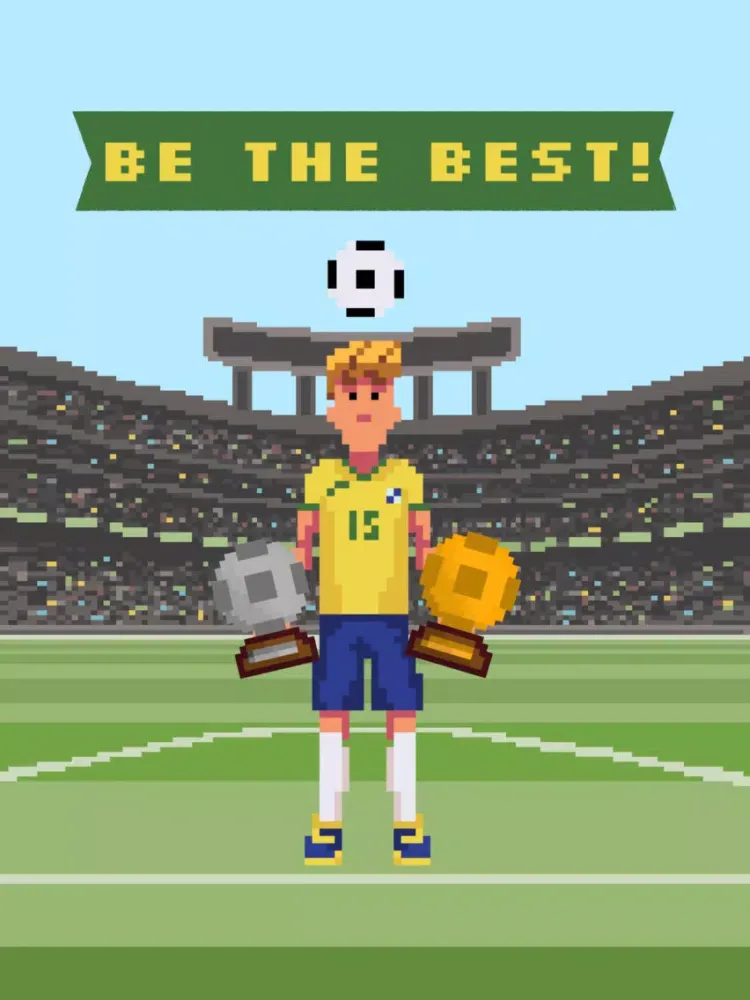 Ảnh chụp màn hình của Super Soccer Gold - World Champion 8 Bit Soccer iPad 