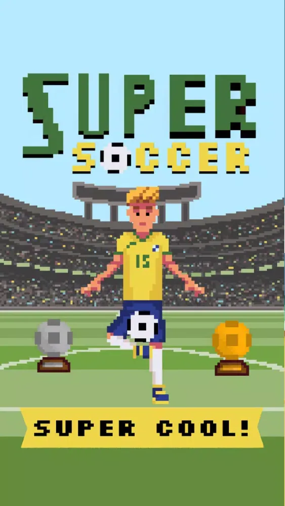 Ảnh chụp màn hình của Super Soccer Gold - World Champion 8 Bit Soccer