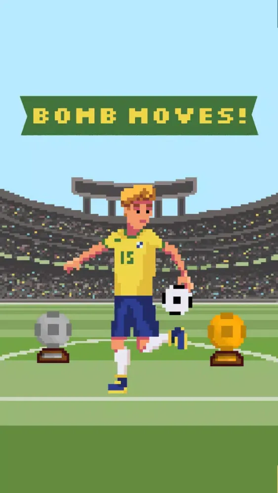 Ảnh chụp màn hình của Super Soccer Gold - World Champion 8 Bit Soccer