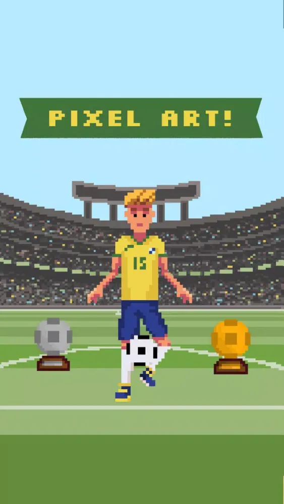 Ảnh chụp màn hình của Super Soccer Gold - World Champion 8 Bit Soccer