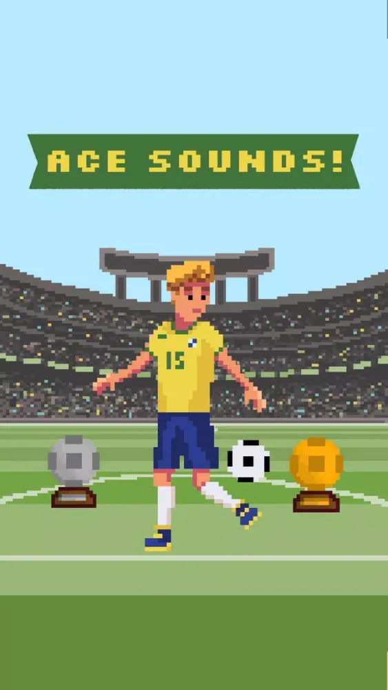 Ảnh chụp màn hình của Super Soccer Gold - World Champion 8 Bit Soccer
