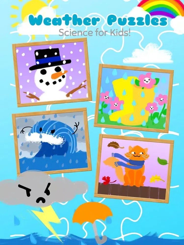 Скриншоты Weather Puzzles: Science for Kids - Education Edition iPad 