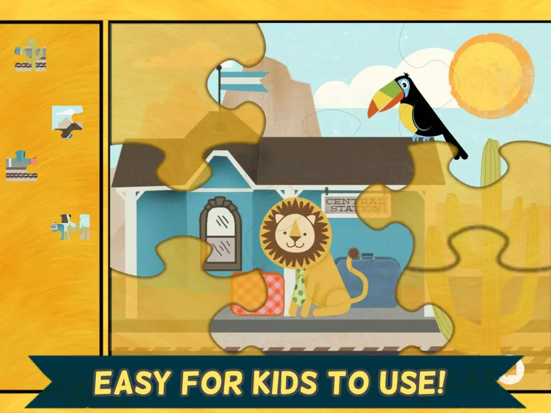 Capturas de pantalla de Train Games for Kids: Zoo Railroad Car Puzzles All iPad 
