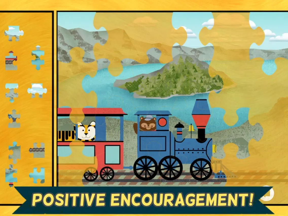 Capturas de pantalla de Train Games for Kids: Zoo Railroad Car Puzzles All iPad 