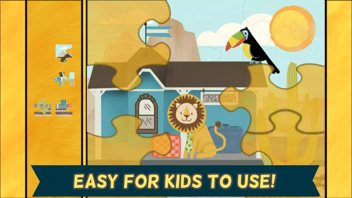 Capturas de pantalla de Train Games for Kids: Zoo Railroad Car Puzzles All