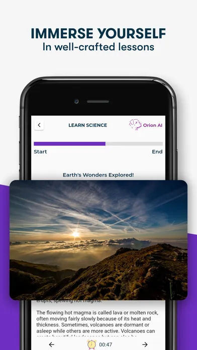 OrionVerse AI-Powered Learning Screenshots