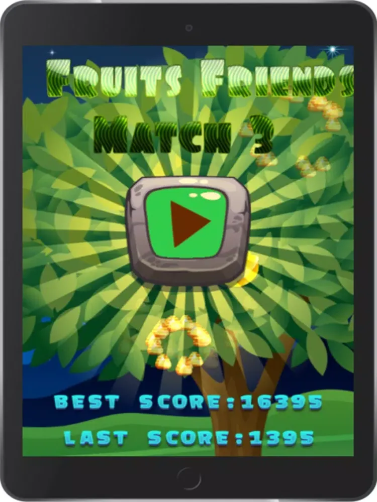 Fruits Blaster Match 3 iPad  Screenshots