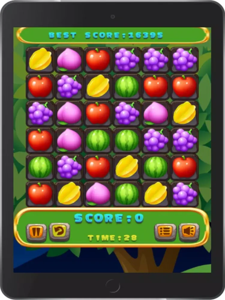 Fruits Blaster Match 3 iPad  Screenshots