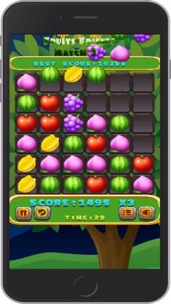Fruits Blaster Match 3 Screenshots