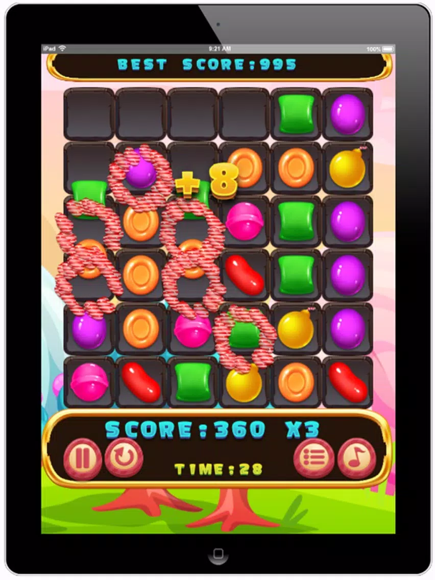 Sweet Candy Friend Match3 iPad  スクリーンショット