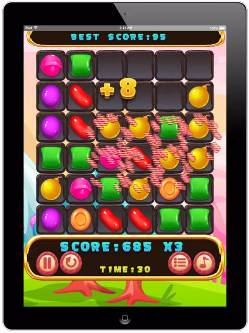 Sweet Candy Friend Match3 iPad  スクリーンショット