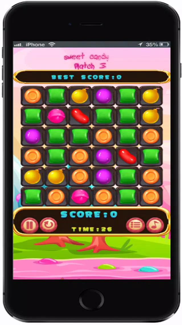Sweet Candy Friend Match3 スクリーンショット