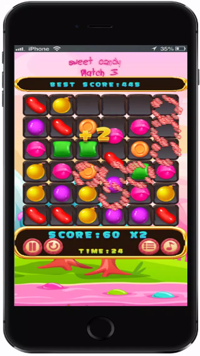 Sweet Candy Friend Match3 スクリーンショット