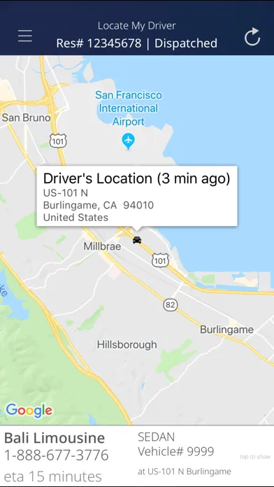 Bali Limousines, Inc. Screenshots