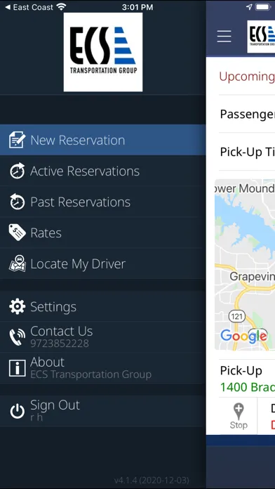 ECS Transportation Group Screenshots