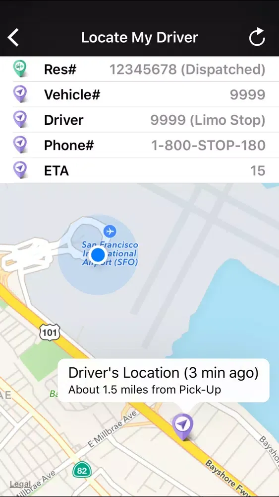 Limo Stop Inc. স্ক্রিনশট