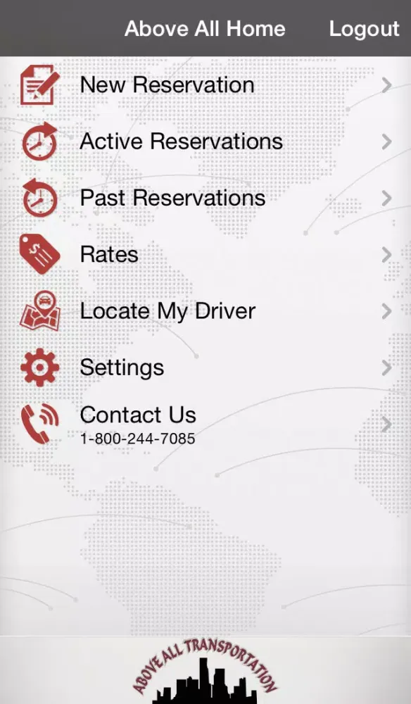 Capturas de tela do Above All Transportation