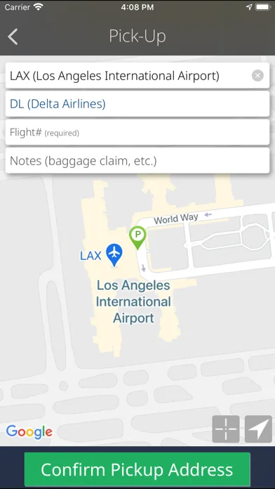 Alliance Limo Mobile Screenshots