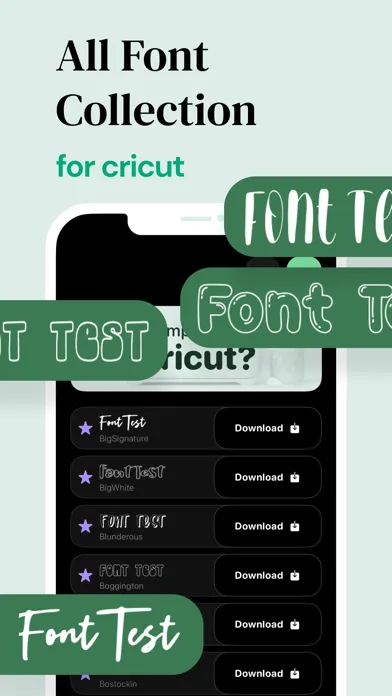 Zrzuty ekranu Silhouette Design Mockup Font