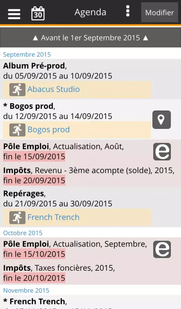 Intermittent Screenshots
