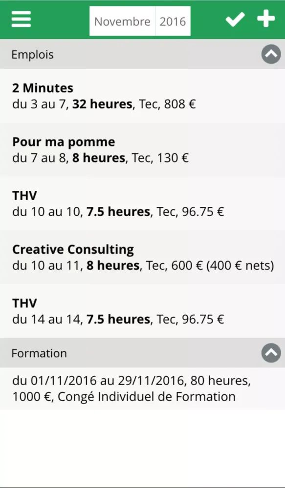 Intermittent Screenshots