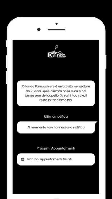 Ảnh chụp màn hình của Orlando Parrucchiere