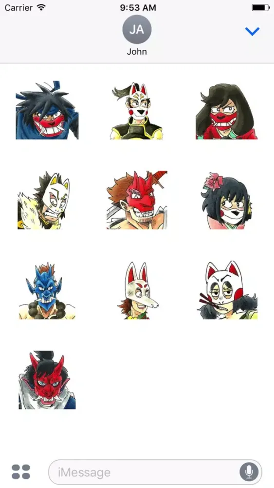 Capturas de pantalla de OniXFox Sticker Pack