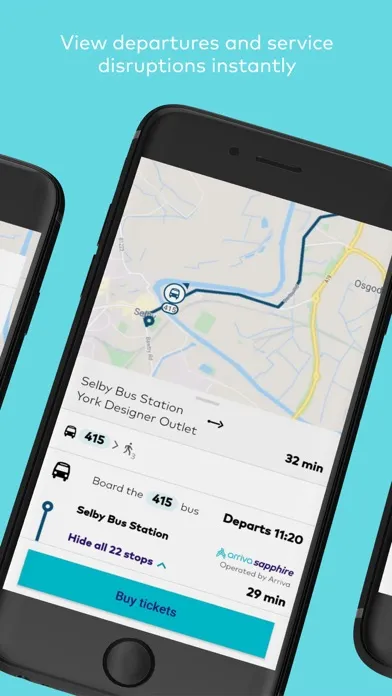 Capturas de pantalla de Arriva UK Bus