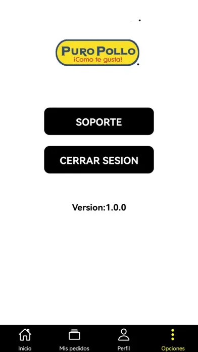 Tangkapan layar Puro Pollo App