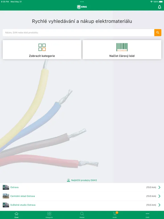 emas.cz iPad  Screenshots