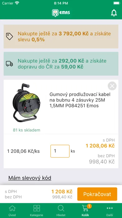 emas.cz Screenshots
