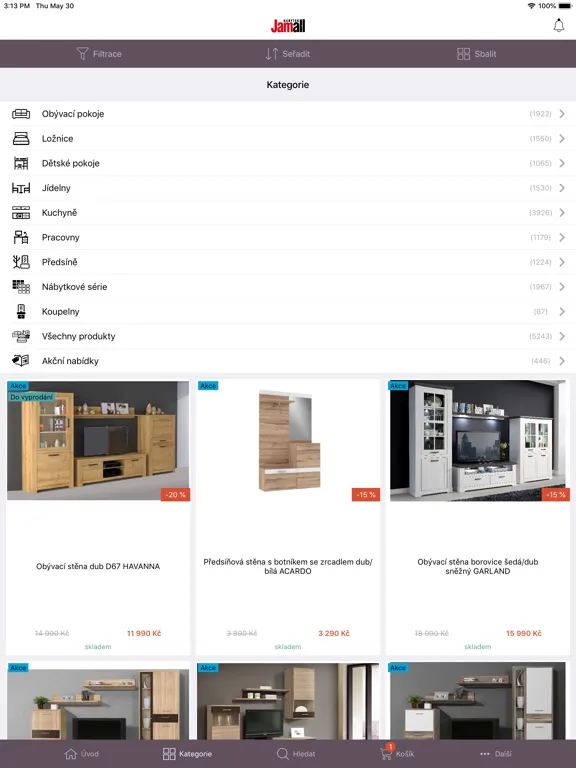 Jamall Nábytek iPad 應用截圖