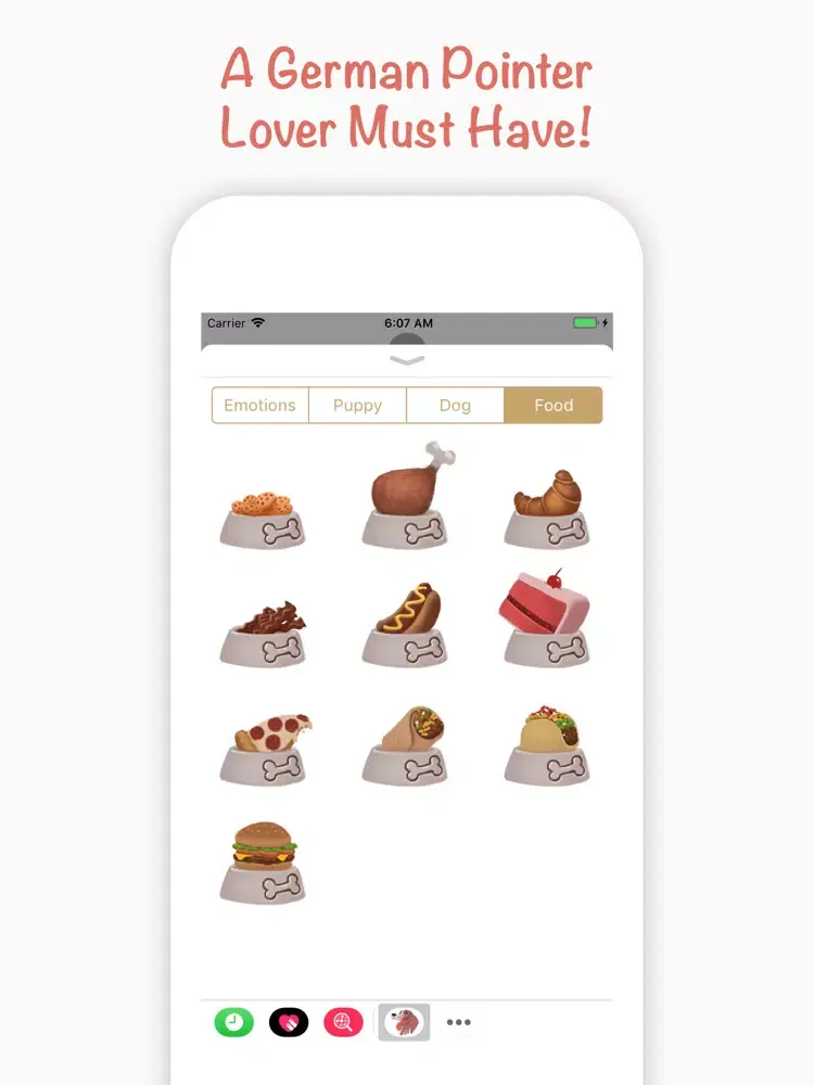 Doggimoji - German Pointer iPad  Screenshots