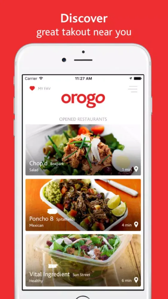 Orogo سکرین شاٹس