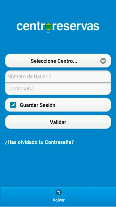 Centro Reservas Screenshots