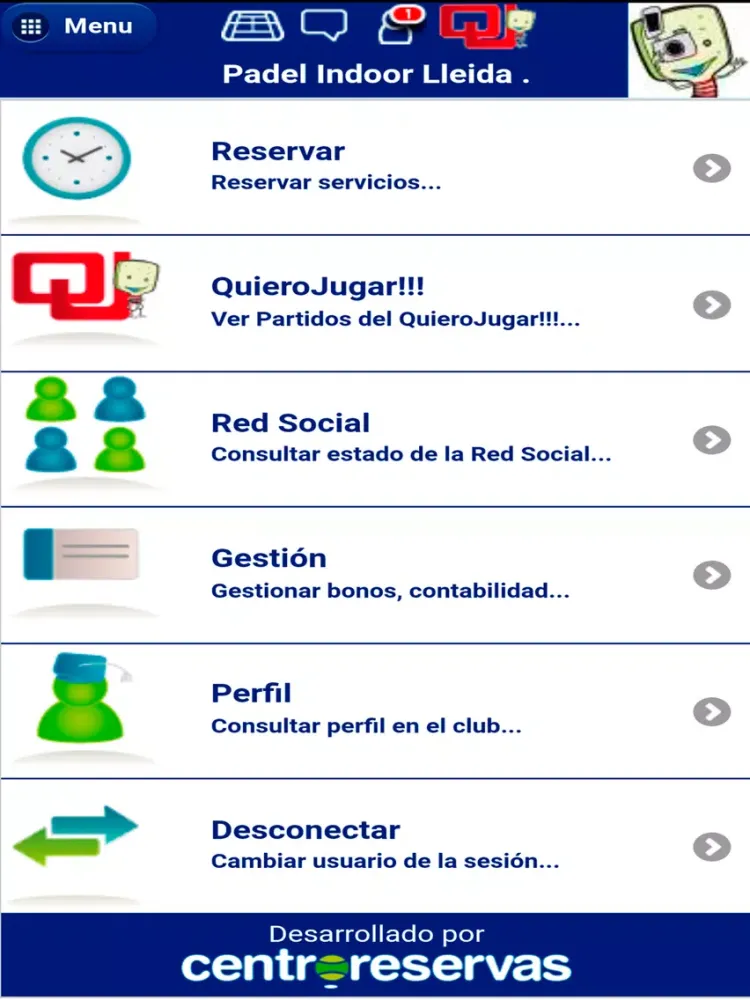 Capturas de pantalla de Padel Indoor Lleida iPad 