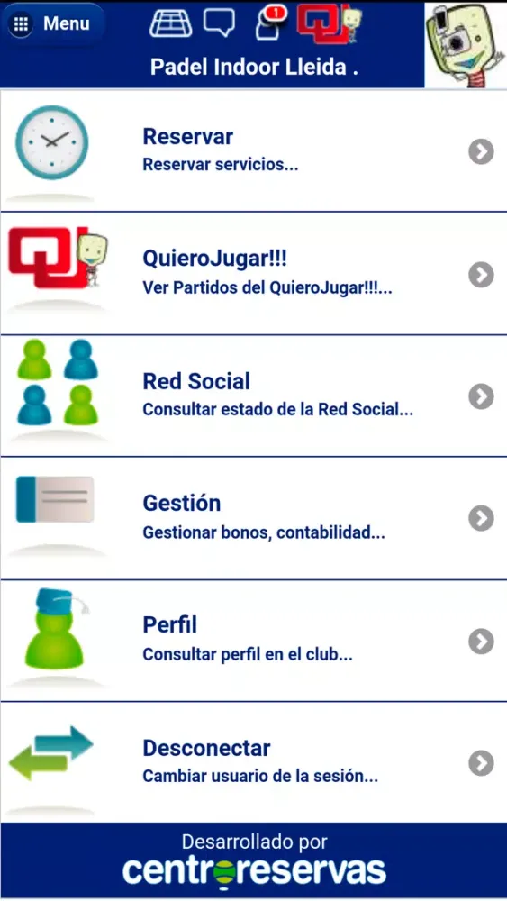 Capturas de pantalla de Padel Indoor Lleida