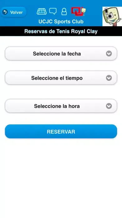 Capturas de pantalla de Reservas UCJC Sports Club