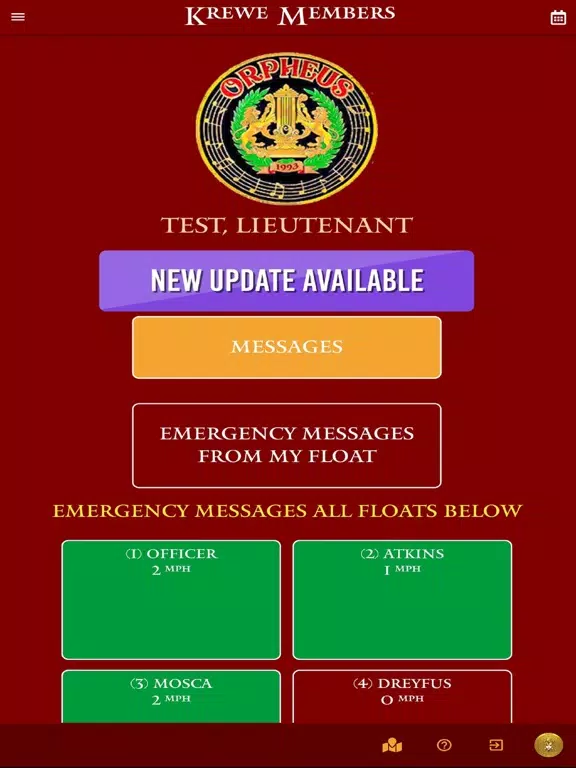 Krewe of Orpheus Members iPad 应用截图