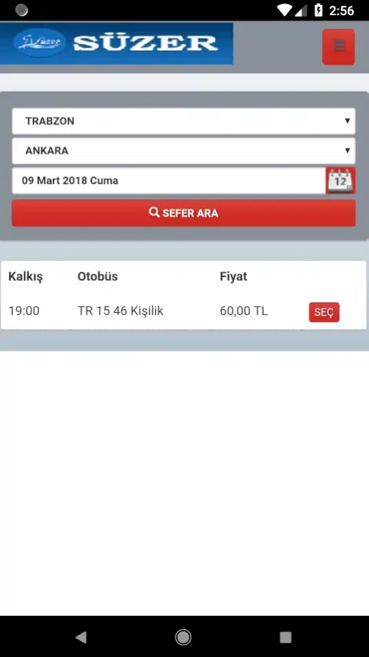Süzer Seyahat Screenshots