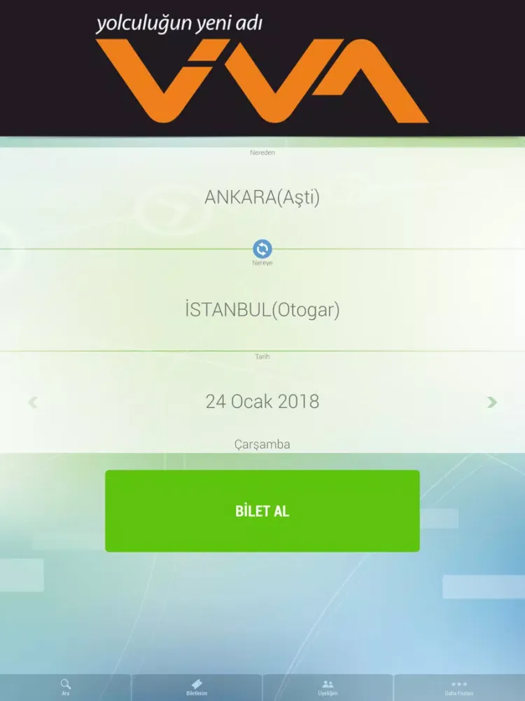 Ảnh chụp màn hình của Vivalines Turizm iPad 