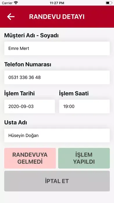Zrzuty ekranu Berber Burada