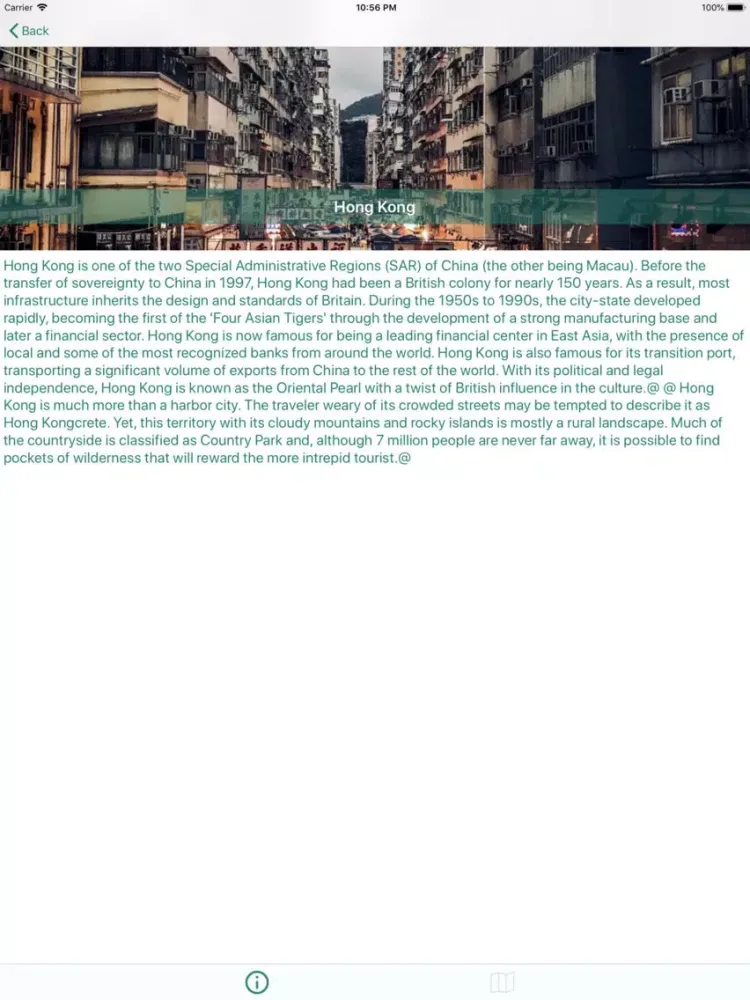 Screenshot di Hong Kong Travel Guide . iPad 